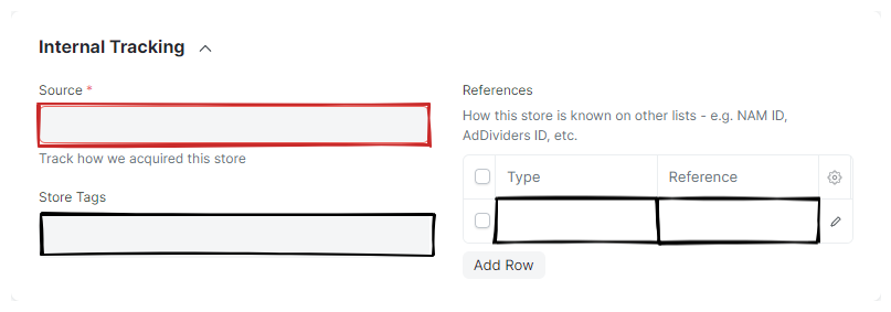 Internal Tracking Section