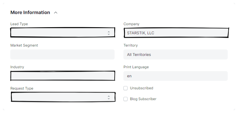 More Information Section